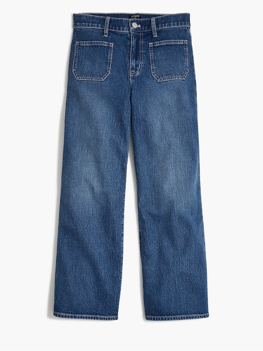 J. Crew Curvy Full-length Slim Wide-Leg Jeans Women’s Size 33